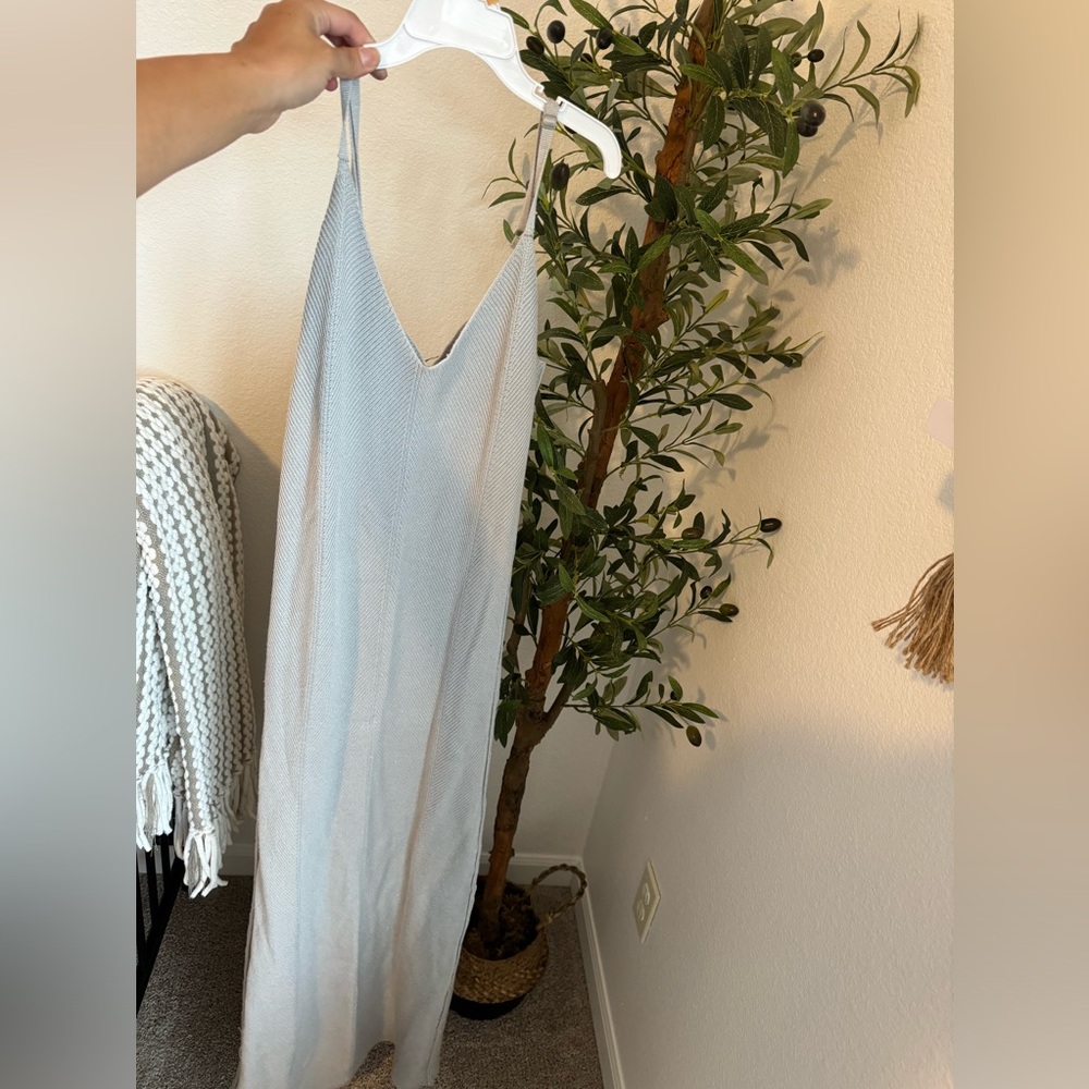 Long ribbed maxi dress